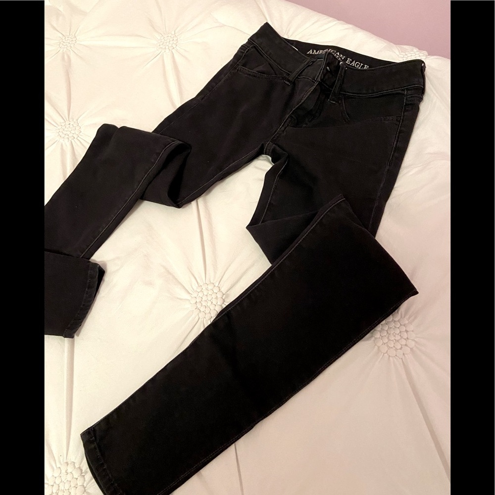 American eagle black jeggings